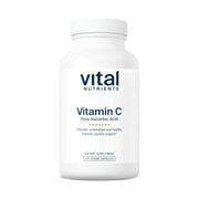 Vital Nutrients Vitamin C 1000mg bottle front view highlighting vegan antioxidant support