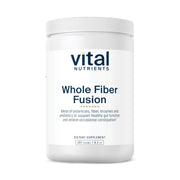 Vital Nutrients Whole Fiber Fusion powder tub front with clean label and fiber support.