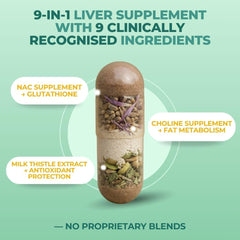 Vital Liver Support: cardo mariano e ingredientes naturales para el bienestar hepático.