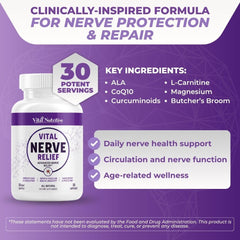 Vital Nutritive Magnesium Glycinate support capsule suggests calmer nerves and steadier routine.