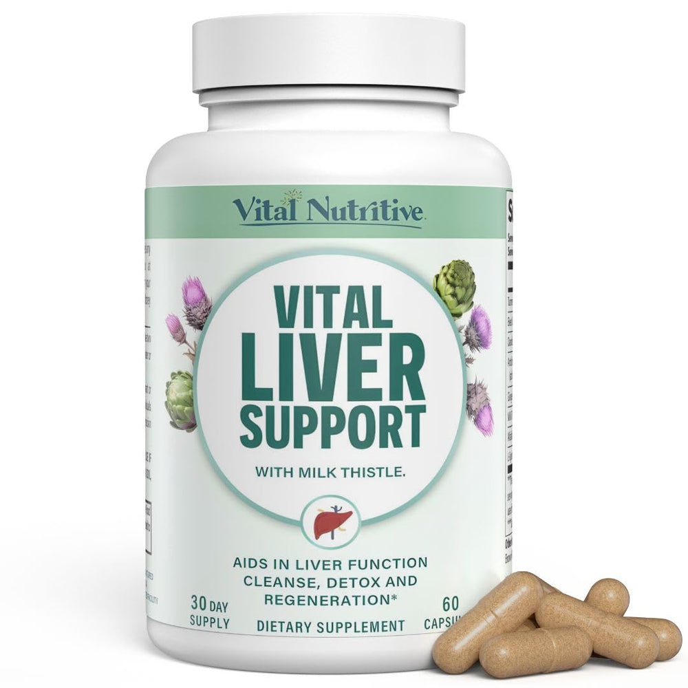 Vital Nutritive Vital Liver Support bottle for easy daily liver health support