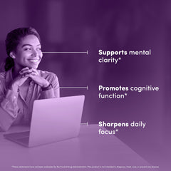 Vital Peak Brain Peak label information highlights vegan and gluten-free qualities.