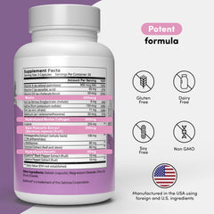 Hair Peak capsules side view highlighting compact, easy-to-take daily vitamins