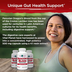 Vital Planet Dragon's Blood resin extract powder 4:1 close-up highlighting potency