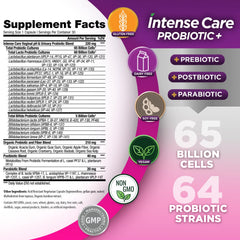 Vital Planet capsules display 65B CFU for comprehensive gut and immune support.