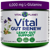 Vital Planet Vital Gut Renew tub front showing clean labeling and gut support focus