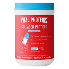 Vital Proteins Ice Pop collagen bottle for easy daily intake in a refreshing flavor.