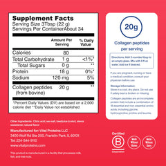 Vital Proteins Ice Pop collagen pour showing quick dissolving formula in cold beverages.