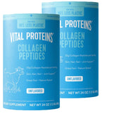 Vital Proteins Collagen Peptides front label highlights grass-fed paleo friendly formula for daily wellness support.