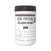 Vital Proteins Collagen Peptides Mocha Coffee Creamer packaging shows a dairy-free option for rich coffee