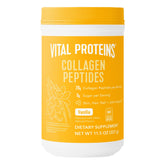 Vital Proteins Collagen Peptides Vanilla bottle shown for easy daily mix in coffee