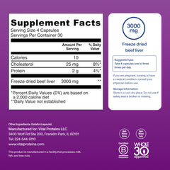Vital Proteins liver supplement on kitchen shelf for easy daily intake and routine