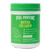 Vital Proteins Matcha Collagen bottle with label focused on daily energy support