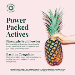 Vital Source Nutrition gummies close-up highlighting pineapple flavor and texture.