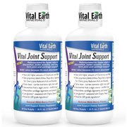 Vital Earth Minerals liquid joint supplement bottle front for everyday joint comfort