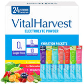 VitalHarvest Lemon Lime packet front view for quick hydration on the go.