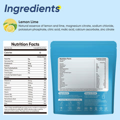 VitalHarvest pour into water shows quick mix for refreshed energy.