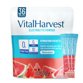 VitalHarvest Watermelon 36 Sticks front packaging for on-the-go hydration.