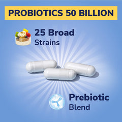 Vitalibre probiotic bottle being poured for easy daily use.