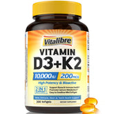 Vitalibre softgel bottle for daily bone support.