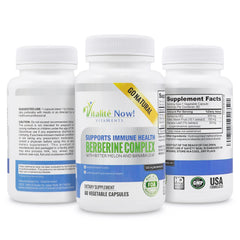 Vitalite Now berberine capsules close-up highlighting texture and metabolism support potential.