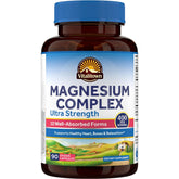Vitalitown Magnesium Complex bottle showing the full spectrum formula for daily energy.