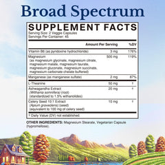 Vitalitown Magnesium Complex capsules closeup highlights easy-to-swallow form for absorption.