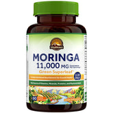 Vitalitown Moringa capsules bottle showcases convenient energy support for daily routines.