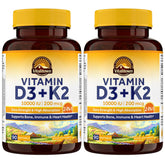 Vitalitown Vitamin D3 K2 bottle—high-potency bone health support.