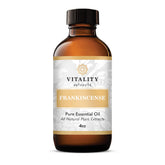 Vitality Frankincense Essential Oil bottle close-up for aromatherapy