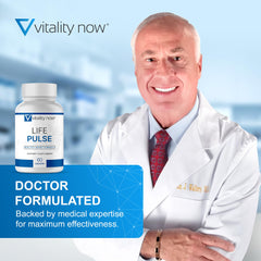 Vitality Now Life Pulse black cumin seed capsule suggesting holistic wellness