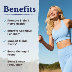 Vitalitown B vitamin complex capsules supporting nerve health.