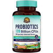 Vitalitown Probiotics bottle pour for easy daily gut support.