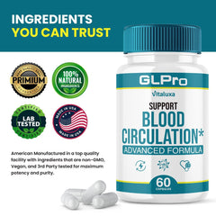 Vitaluxa GLPro daily balance capsules jar ready for routine use.