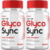 Vitaluxa Glyco Sync Balance bottle front for daily wellness support.