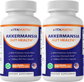 Vitamatic Akkermansia Muciniphila gut health bottle with capsules for targeted support