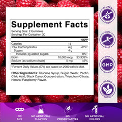 Vitamatic Biotin Gummies vegan-friendly pectin formula supports plant-based wellness.