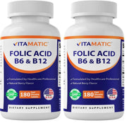 Vitamatic packaged bottle for daily energy and wellness.