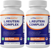 Vitamatic Lactobacillus Reuteri Complex bottle front view supports daily gut wellness