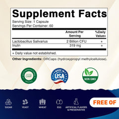 Vitamatic label close-up shows product details and DRCaps benefits
