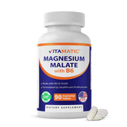 Vitamatic Magnesio Malato 2000 mg, cápsulas, soporte muscular diario.