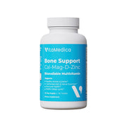 VitaMedica Bone Support bottle front shows chelated minerals for easy absorption.