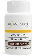 Integrative Therapeutics Vitamin D3 2000 IU supplement facts panel.