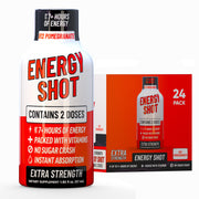 Vitamin Energy B12 Acai Pomegranate shot bottle front showing compact energy boost