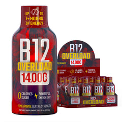 Vitamin Energy B12 Overload bottle-pomegranate for on-the-go energy