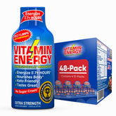 Vitamin Energy B12 shot bottle in acai-pomegranate flavor for on-the-go energy