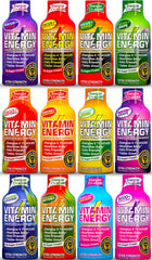 Vitamin Energy bottle pour demonstrates quick, zero sugar energy boost for on the go.