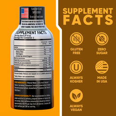 Vitamin Energy Cherry Limeade label highlights caffeine and B-vitamins for quick alertness.