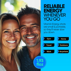 Vitamin Energy Electrolytes BCAAs Blend Shot supports hydration and muscle function.