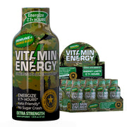 Vitamin Energy Immune+ Shot Army Orange bottle for quick focus and immune-support on the go.